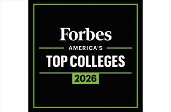 2026 Forbes Top Colleges Award Image