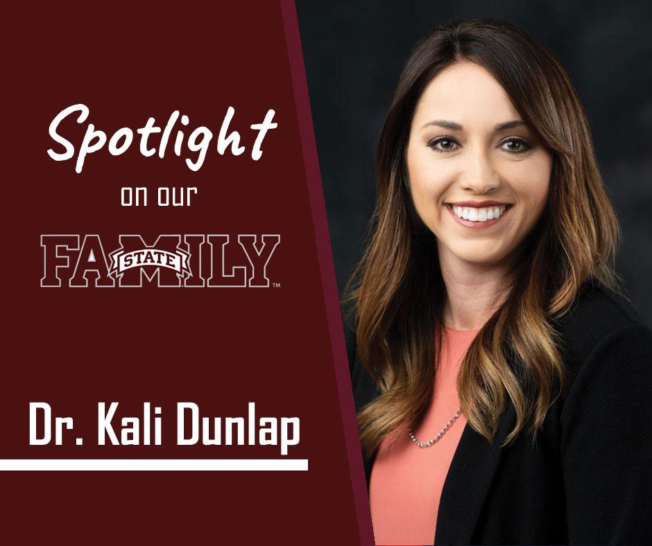 Faculty Spotlight - Dr. Kali Dunlap